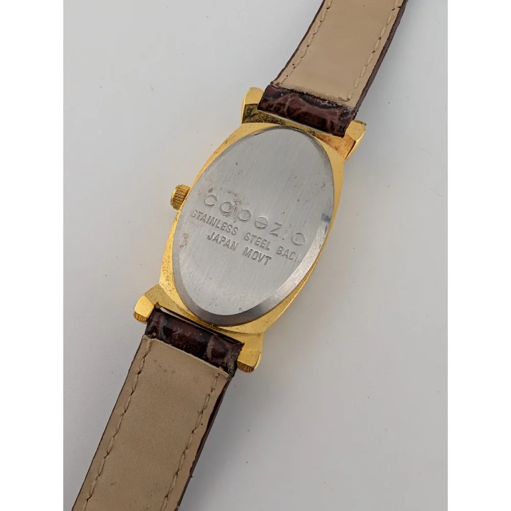 Capezio Women's Watch 19mm Case Brown Faux Leather Band- New Battery